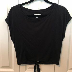 Tie-Back American Eagle Black Top - XS